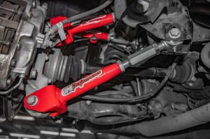 Chevrolet Camaro Control Arms - Rear - UMI Performance - Adjustable, Roto-Joint - Red - `16-`24